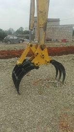 Hydraulic Rotating Wood Grapple Excavator Grab Bucket For CX235 CX240 Scrap Attachments Digger