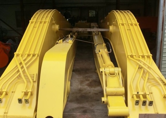 एक्सटेंडेड रेंज एक्सकेवेटर बूम Q355B Q420/550/690 OEM पीला 10-30 मीटर