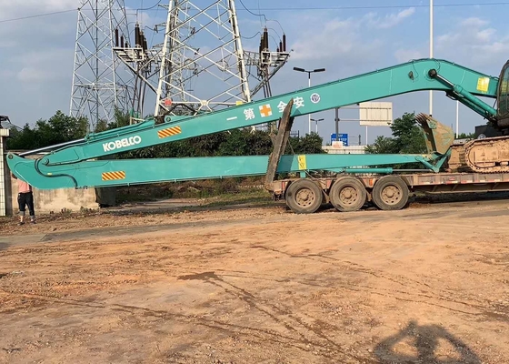 एक्सटेंडेड रेंज एक्सकेवेटर बूम Q355B Q420/550/690 OEM पीला 10-30 मीटर