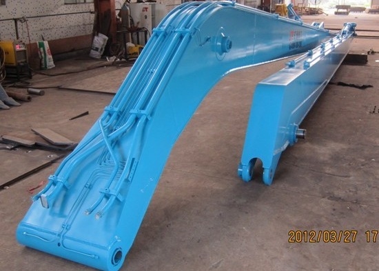 एक्सटेंडेड रेंज एक्सकेवेटर बूम Q355B Q420/550/690 OEM पीला 10-30 मीटर