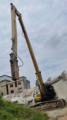 उच्च शक्ति प्रबलित विध्वंस बूम और हाथ 25 टन खुदाई CAT325 उच्च इमारत विघटन और कंक्रीट तोड़ने के लिए