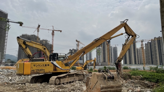 क्यूसी नियंत्रण और Q355/Q690/HG785/WELDOX/STRENX के साथ भवनों को ध्वस्त करने के लिए 30 टन खुदाई मशीन उच्च पहुंच विध्वंस बूम