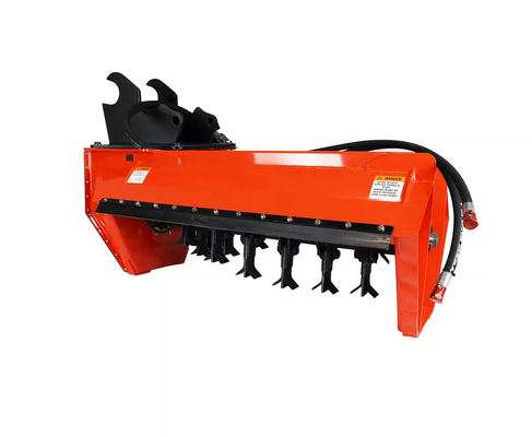 Heavy Duty Excavator Flail Mower Q355B Mechanical Power Source ISO9001 Certified