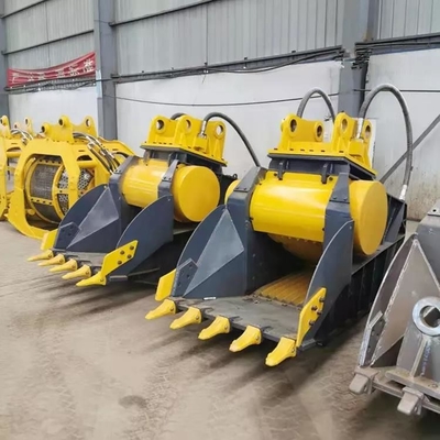 ओईएम निर्माण मशीनरी भागों एचडी बाल्टी भारी शुल्क बाल्टी खुदाई SK500 CAT352 रॉक डिगर बाल्टी