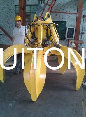 EC170 ZX170 SK200 17-26 टन के लिए अनुकूलित खुदाई ऑरेंज छील पकड़ खुदाई करने वाले पहनने के लिए प्रतिरोधी हाइड्रोलिक ऑरेंज छील पकड़