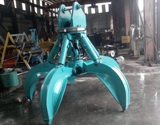 Customized Excavator Orange Peel Grab for 10-16 Ton Excavators DX120 PC120 Wear Resistant Hydraulic Orange Peel Grab