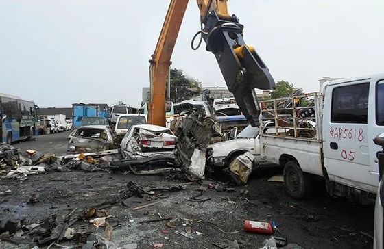 Huitong Excavator चील के आकार का कतरन धातु काटने का कतरन 12-17 टन के लिए Excavators, अनुकूलित, सीई प्रमाण पत्र