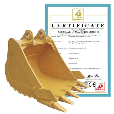 20-30 टन एक्सकेवेटर स्टैंडर्ड बकेट 1.2 M3 Q355B स्टील