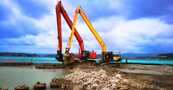 Q690 सामग्री उत्खनन उपकरण लंबी पहुंच बूम निर्माता प्रत्यक्ष बिक्री उच्च गुणवत्ता PC300EX300 उत्खनन उपकरण लंबी बूम