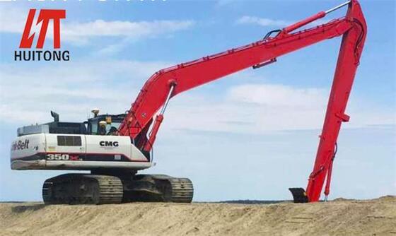 Huitong Machinery अनुकूलित 20-25t Excavator Long Reach Boom Arm टिकाऊ कोर लेयरिंग निर्मित एक्सकेवेटर विशेषज्ञ