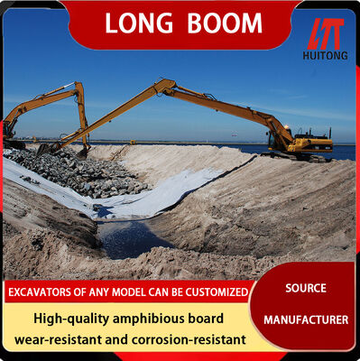 भारी शुल्क पीला खुदाई बूम Q355B Q420/550/690 10-30 मीटर लंबाई