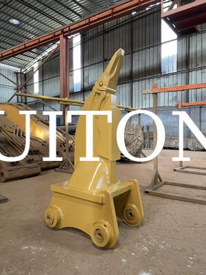 Single Shank Excavator Ripper for 3 to 5 Ton Mini Excavators Kubota U35 CAT305 PC40 Hard Soil Loosening