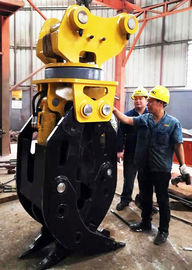 300-14500KG Excavation Rotating Grapple Black/Blue for Heavy-Duty Applications