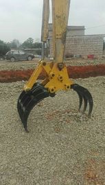 1000-2200mm Opening Width Excavator Log Grapple for Black/Blue Wood/Tree/Tock Grabbing