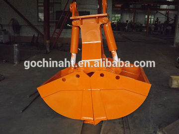 NM360/400 SK027 हाइड्रोलिक क्लैमशेल ग्रैब बाल्टी 5m3 क्षमता