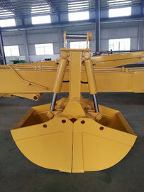 HUITONG उच्च गुणवत्ता 10T 20Tन खुदाई हाइड्रोलिक Clamshell Grab Bucket Shell Bucket for PC200 Excavator