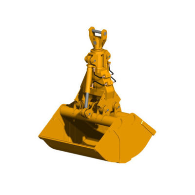 HUITONG उच्च गुणवत्ता 10T 20Tन खुदाई हाइड्रोलिक Clamshell Grab Bucket Shell Bucket for PC200 Excavator