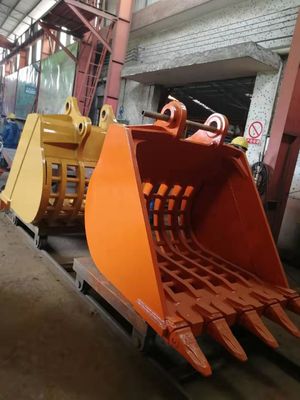 उत्खनन कटोरा गार्बिंग सीविंग बाल्टी भारी शुल्क हार्डॉक्स 450 पीला / काला 0.2-2.8 घन मीटर