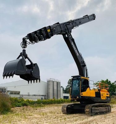 HUITONG उच्च गुणवत्ता 10T 20Tन खुदाई हाइड्रोलिक Clamshell Grab Bucket Shell Bucket for PC200 Excavator