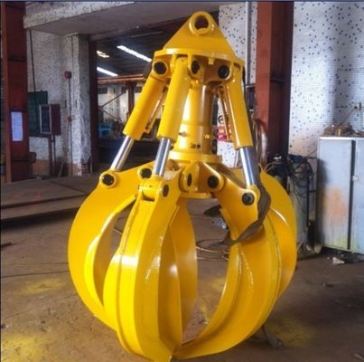 CAT350 PC500 R500 उच्च मानक घूर्णन नारंगी छील बाल्टी हाइड्रोलिक नारंगी स्क्रैप बाल्टी निर्माता उच्च एसएस मानक क्यूसी कॉन्ट्रो के साथ प्रत्यक्ष आपूर्ति