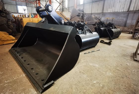 ओईएम उपलब्ध 12T उत्खनन संलग्नक खोदने बाल्टी 0.5M3 बाल्टी