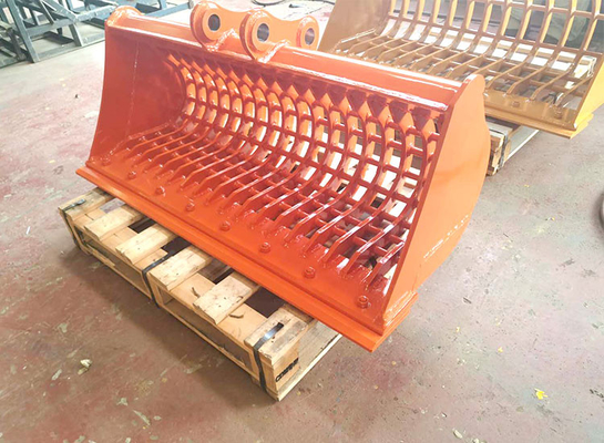 हार्डॉक्स450 उत्खनन कंकाल बाल्टी 0.2-2.8 घन मीटर खोदने की सफाई Garbing Sieving