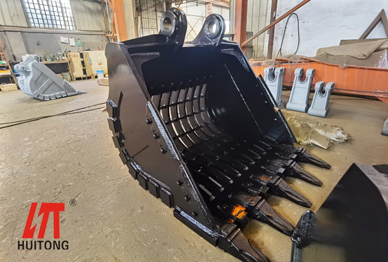 Q355/NM400/HARDOX 450 अनुकूलित खुदाई बाल्टी CAT315 0.5M3 कंकाल बाल्टी