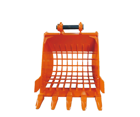 Hardox450 Excavator Skeleton Bucket 0.2-2.8 Cubic Meter Ditching Cleaning Garbing Sieving