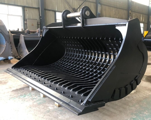 Q355B NM500 Hardox500 2.8 क्यूबिक मीटर हेवी ड्यूटी स्केलेटन बाल्टी
