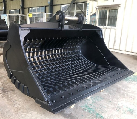Q355B NM500 Hardox500 2.8 क्यूबिक मीटर हेवी ड्यूटी स्केलेटन बाल्टी