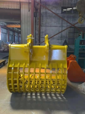 Q355B NM500 Hardox500 2.8 क्यूबिक मीटर हेवी ड्यूटी स्केलेटन बाल्टी