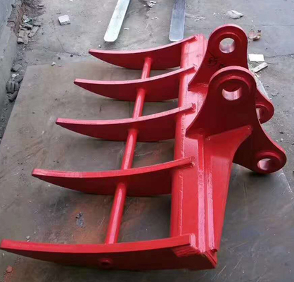 HUITONG मिनी खुदाई रिपर राक खुदाई संलग्नक भूमि सफाई राक बाल्टी