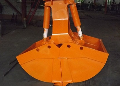 Excavator Clamshell Bucket Capacity Q355B Hardox450/500/550 0.4-6 Cubic Meters