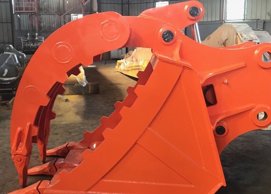 OEM 30Ton CAT330 ग्रिपल अटैचमेंट Q355B/NM400/HARDOX 450 के लिए अनुकूलित बड़ी क्षमता वाले खुदाई थंब बाल्टी