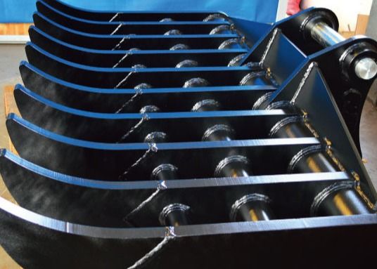 कस्टमाइज्ड एक्सकेवेटर रेक 10 टन एक्सकेवेटर ब्रश रेक एक्सकेवेटर रेक रिडल बकेट एक्सकेवेटर ग्राउंड क्लियरिंग रेक