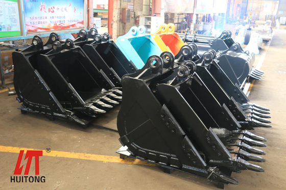 नई Q355 के साथ बल पीला उत्खनन रॉक बाल्टी