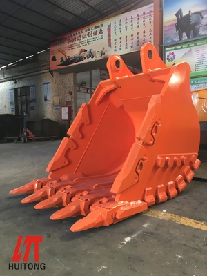क्षमता Hardox450/500 खुदाई करने वाली बाल्टी 800-1200 मिमी 10-180 मिमी ऊंचाई