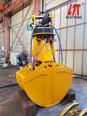 भारी ड्यूटी क्लैमशेल बाल्टी Hardox550 0.4-6 घन मीटर क्षमता