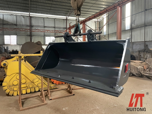 बड़ी क्षमता Q355/NM400/HARDOX 450 Q355B 3T मिनी उत्खनन के लिए खाई खोदने बाल्टी अनुकूलित