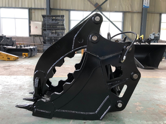 OEM 30Ton CAT330 ग्रिपल अटैचमेंट Q355B/NM400/HARDOX 450 के लिए अनुकूलित बड़ी क्षमता वाले खुदाई थंब बाल्टी