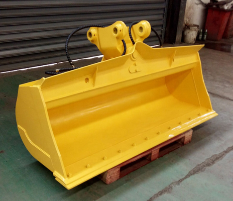 Customizable Red and Yellow Excavator Tilt Bucket for Various Capacity and Opening