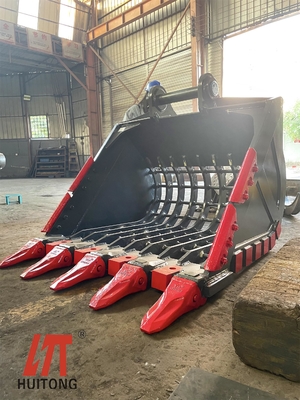 शक्ति कंकाल खुदाई बाल्टी Q355B NM360/400 खाई सफाई बाल्टी 0.2-2.8 घन मीटर क्षमता