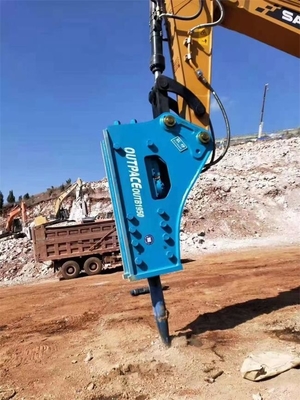 100% स्वीकार्य OEM के साथ रॉक / कंक्रीट समारोह खुदाई हाइड्रोलिक हथौड़ा
